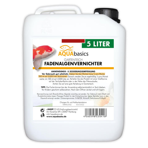 AQUAbasics Gartenteich Fadenalgenvernichter FLÜSSIG
