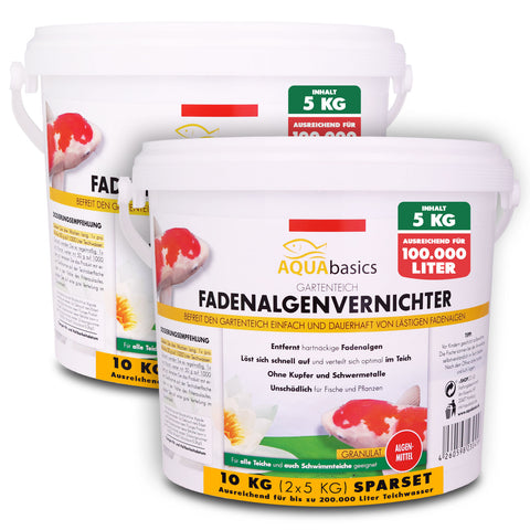 AQUAbasics Gartenteich Fadenalgenvernichter POWER-GRANULAT