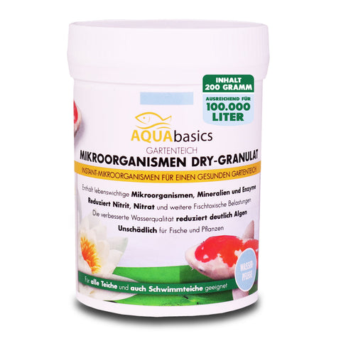 AQUAbasics Gartenteich Mikroorganismen DRY-Granulat
