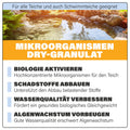 AQUAbasics Gartenteich Mikroorganismen DRY-Granulat