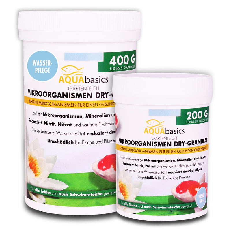 AQUAbasics Gartenteich Mikroorganismen DRY-Granulat