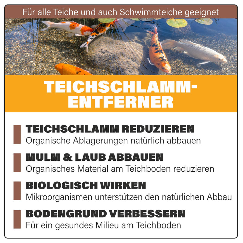 AQUAbasics Gartenteich Teichschlamm-Entferner