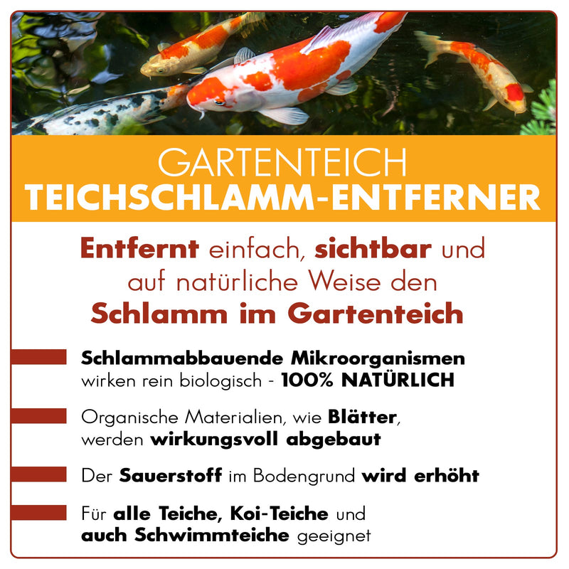 AQUAbasics Gartenteich Teichschlamm-Entferner