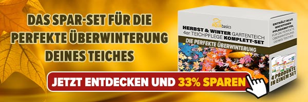 AQUAbasics 4er "Herbst & Winter" Teichpflege Komplett-Set für deinen Teich