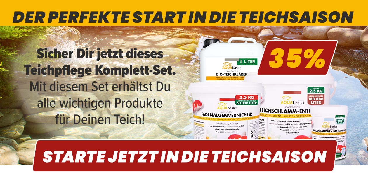 AQUAbasics Frühling & Sommer Sparset für den Gartenteich