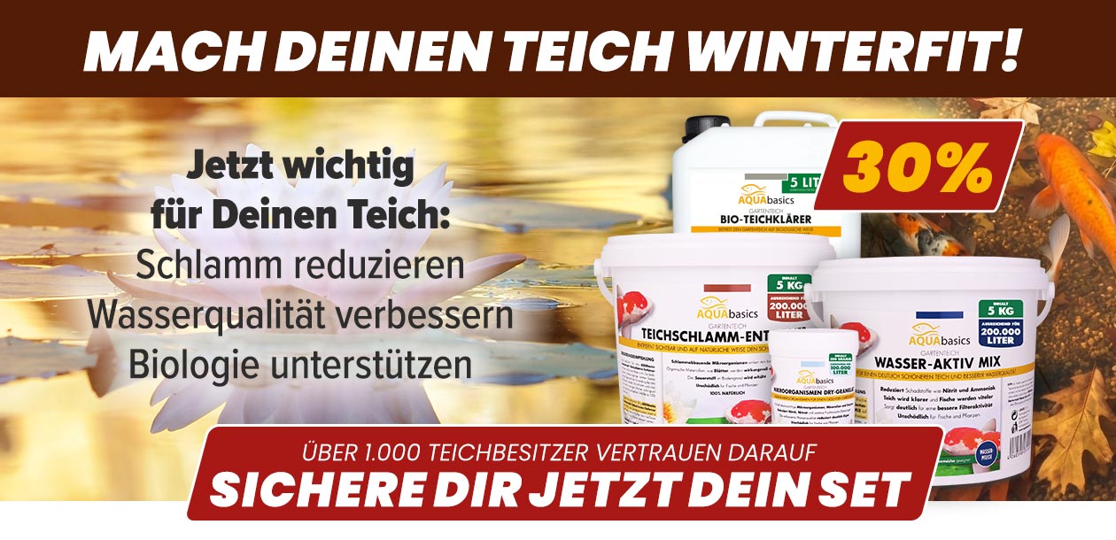 AQUAbasics Herbst- & Winter-Sparset für den Gartenteich