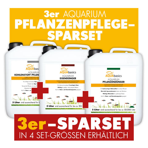AQUAbasics Aquarium 3er Pflanzenpflege-Sparset