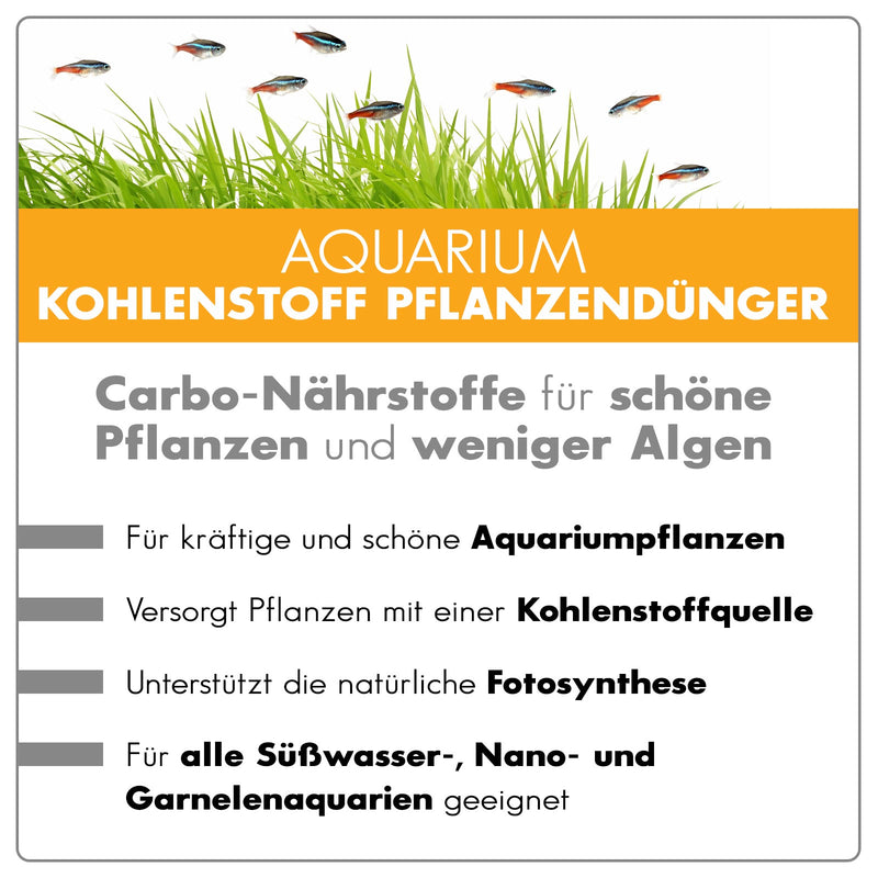 AQUAbasics Aquarium CO2 Kohlenstoff Pflanzendünger