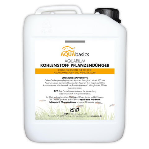 aquabasics Aquarium CO2 Kohlenstoff Pflanzendünger