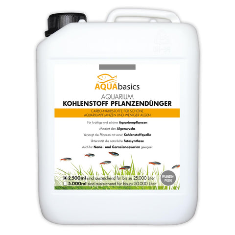 aquabasics Aquarium CO2 Kohlenstoff Pflanzendünger